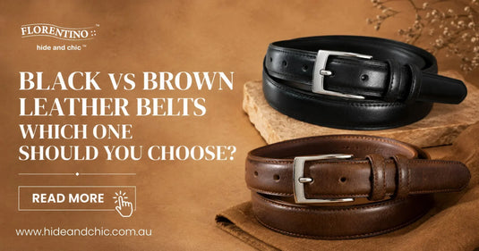 Black vs Brown Leather Belts