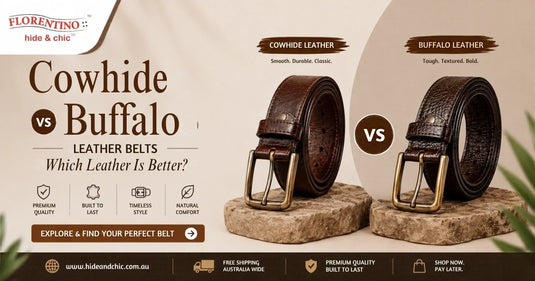 Cowhide vs Buffalo Leather Belts: Which Leather Is Better?