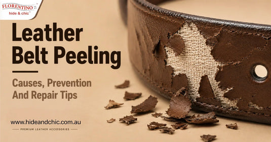 leather belt peeling