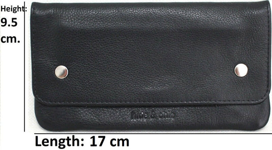 Tobacco Full Grain Cow Hide Leather Pouch. Style: 11013. Florentino and Hide & Chic