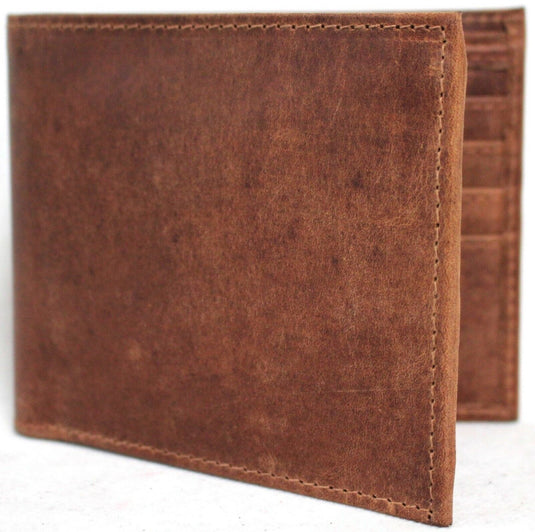 RFID Security Lined Leather Wallet Quality Full Grain Cow Hide Leather. Style No: 11049.