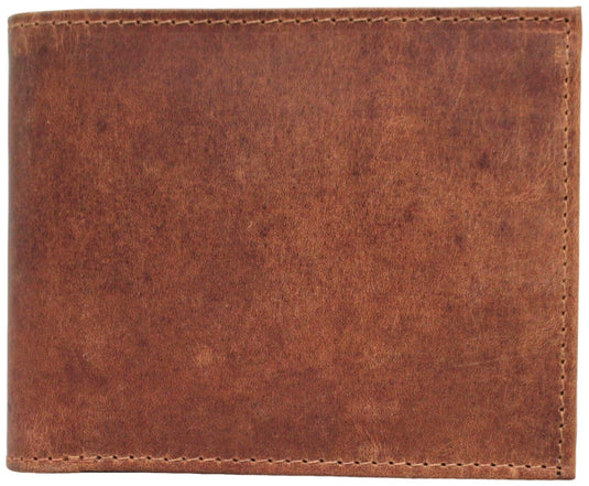 RFID Security Lined Leather Wallet Quality Full Grain Cow Hide Leather. Style No: 11049.