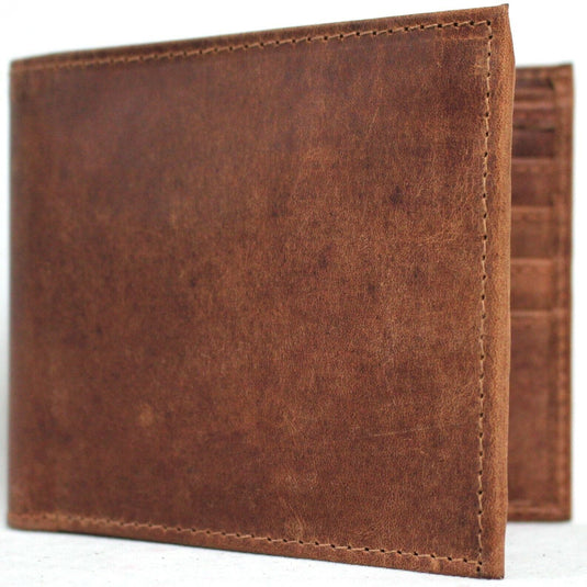 RFID Security Lined Leather Wallet Quality Full Grain Cow Hide Leather. Style No: 11049.