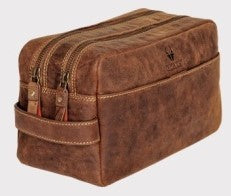 Stockholm Vintage Black Compact Organizer Bag