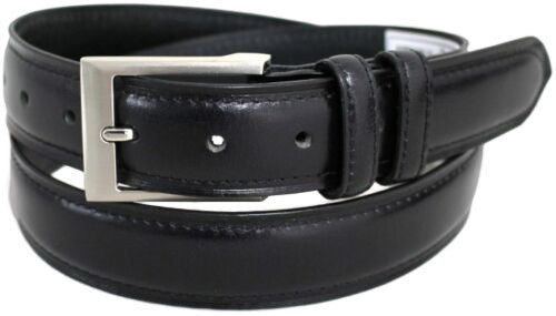 Hide & Chic Full Grain Leather Belt. Brown with Silver Nickle Buckle. Style No 43019 35 MM