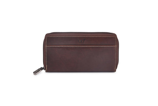 Quality Full Grain Leather Purse. Style: 7009.