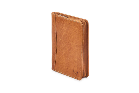 Quality Full Grain Leather Passport Wallet. Style: 7015.