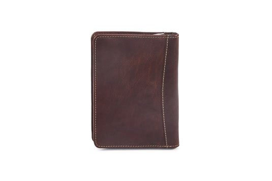 Quality Full Grain Leather Passport Wallet. Style: 7015.
