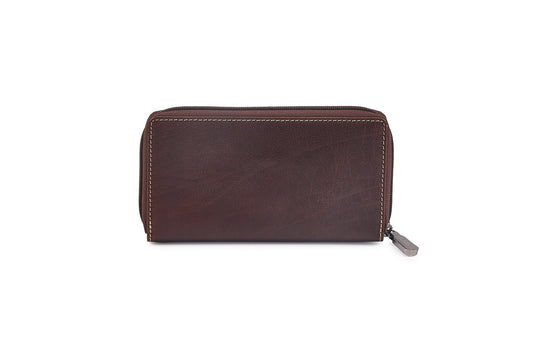 Quality Full Grain Leather Purse. Style: 7009.