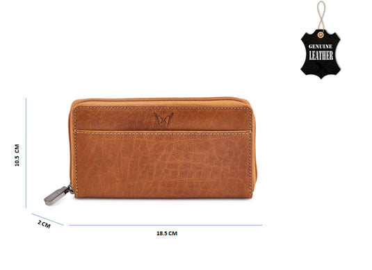 Quality Full Grain Leather Purse. Style: 7009.