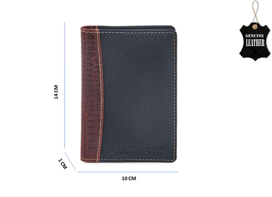 RFID Security Lined Leather Passport Holder Full Grain Cow Hide Leather. Style number: 11017 Hide & Chic