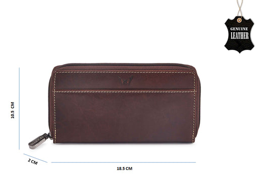 Quality Full Grain Leather Purse. Style: 7009.