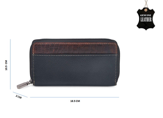 Quality Full Grain Leather Purse. Style: 7009.