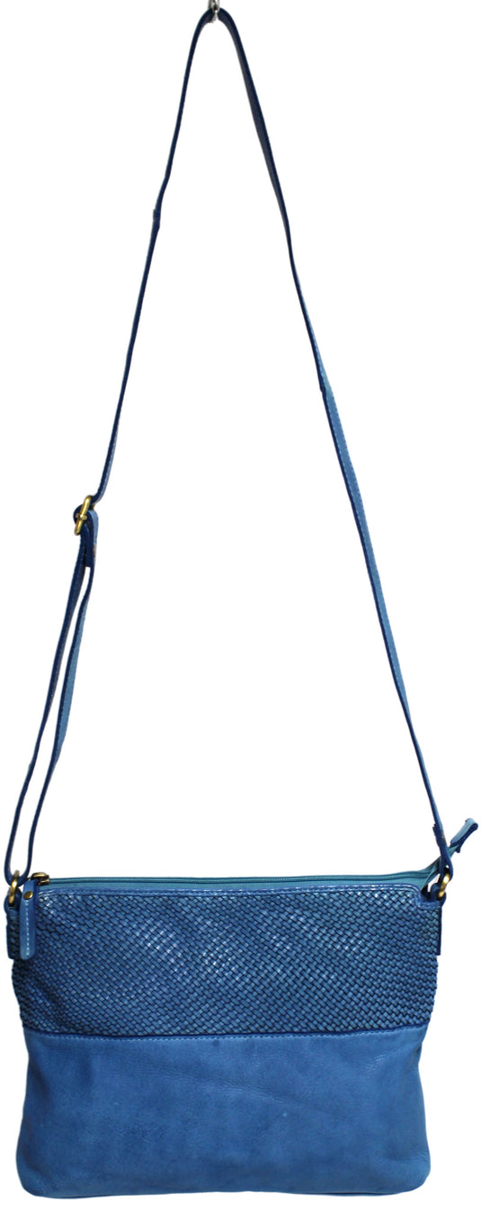 Leather Handbag - Shoulder Bag with Adjustable Strap. Style: 1188A.