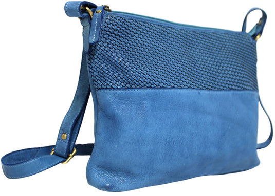 Leather Handbag - Shoulder Bag with Adjustable Strap. Style: 1188A.