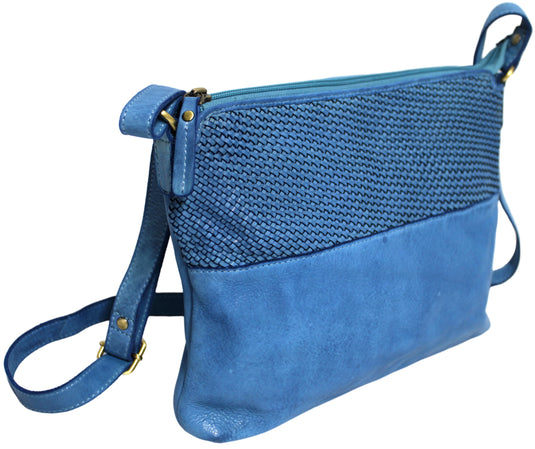 Leather Handbag - Shoulder Bag with Adjustable Strap. Style: 1188A.