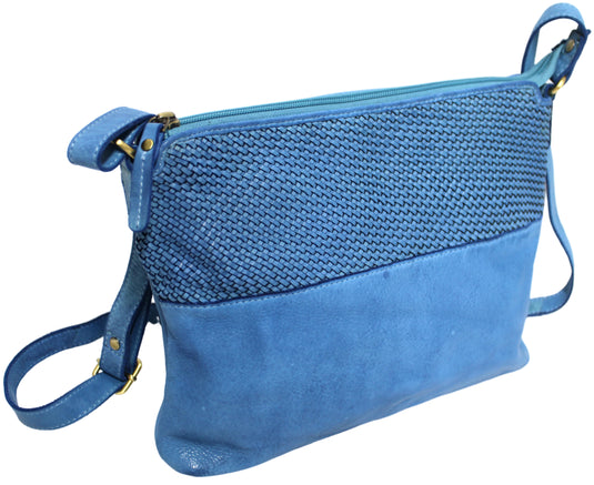 Leather Handbag - Shoulder Bag with Adjustable Strap. Style: 1188A.