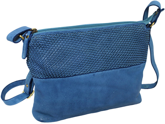 Leather Handbag - Shoulder Bag with Adjustable Strap. Style: 1188A.