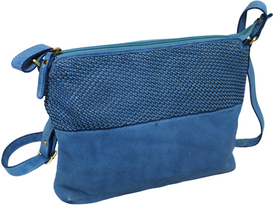 Leather Handbag - Shoulder Bag with Adjustable Strap. Style: 1188A.