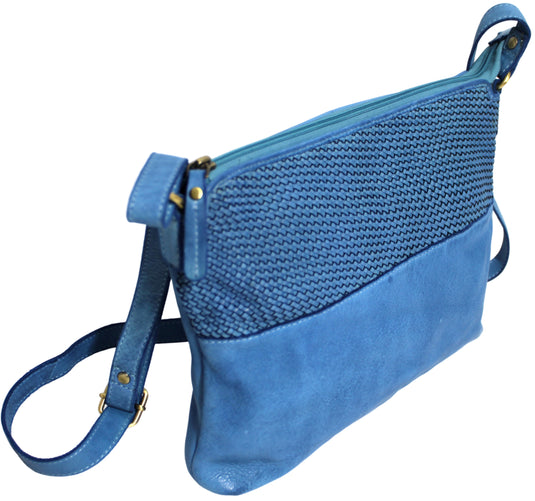 Leather Handbag - Shoulder Bag with Adjustable Strap. Style: 1188A.