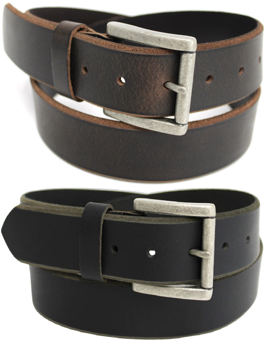 Hide & Chic Leather Classic Bevelled Edge Belt