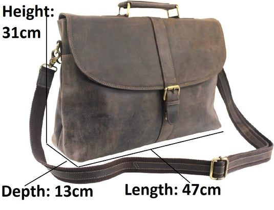Leather laptop bags