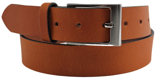 Quality Genuine Full Grain Leather Belt. Australian Seller. Colour: Tan. Style No: 45012.