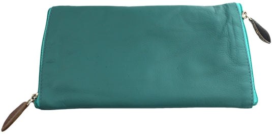 Double Sided Glasses Case for Two Pairs with Zipper. Quality Full Grain Leather. Style No: 14036.