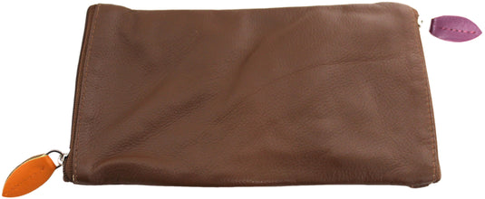 Double Sided Glasses Case for Two Pairs with Zipper. Quality Full Grain Leather. Style No: 14036.