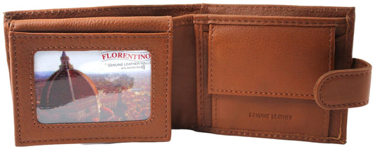 RFID Genuine Leather Wallet. Colours: Black. Brown. Tan. Style No: 11039