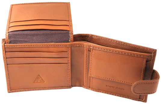 RFID Genuine Leather Wallet. Colours: Black. Brown. Tan. Style No: 11039