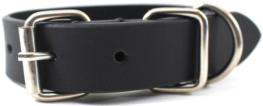 Quality Full Grain Leather Dog Collar. Width: 25mm. Colours: Black or Brown.