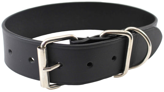 Quality Full Grain Leather Dog Collar. Width: 40mm. Colours: Black or Brown.