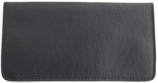 Quality Full Grain Cow Hide Leather Tobacco Pouch. Black. Style: 11045. 50 gram.