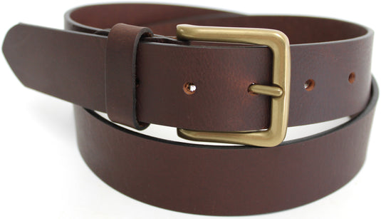 Budget New Genuine Leather Belt. Colour: Black or Brown. Style: 41016. Florentino