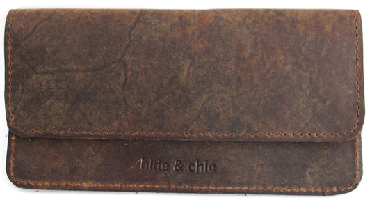 Quality Full Grain Vintage Leather Tobacco Pouch. Colour: BROWN. Style: 12045.