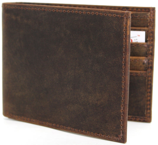 RFID Genuine Leather Wallet. Colours: Black or Brown. Style No: 11043