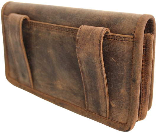 Quality Full Grain Genuine Leather Mobile Phone Holder / Cover / Case. Style: 11038.