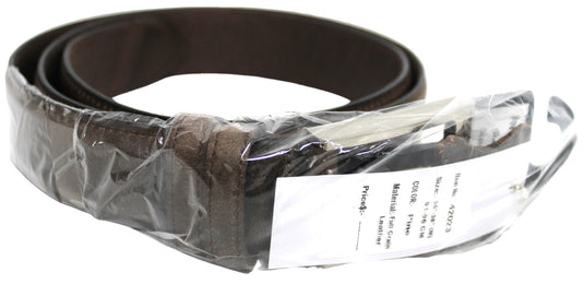 New Genuine Leather Quality Men’s Belt. Matte Finish : Black or Brown. Style No: 41023. hide & chic