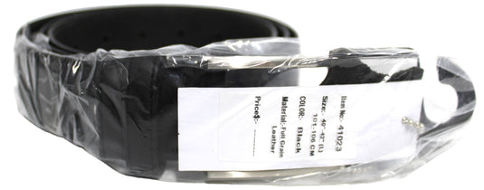 New Genuine Leather Quality Men’s Belt. Matte Finish : Black or Brown. Style No: 41023. hide & chic