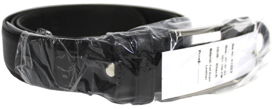 New Genuine Leather Quality Men’s Belt. Matte Finish : Black or Brown. Style No: 41023. hide & chic
