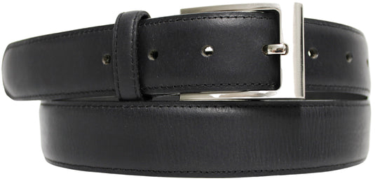 New Genuine Leather Quality Men’s Belt. Matte Finish : Black or Brown. Style No: 41023. hide & chic
