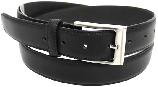 New Genuine Leather Quality Men’s Belt. Matte Finish : Black or Brown. Style No: 41023. hide & chic
