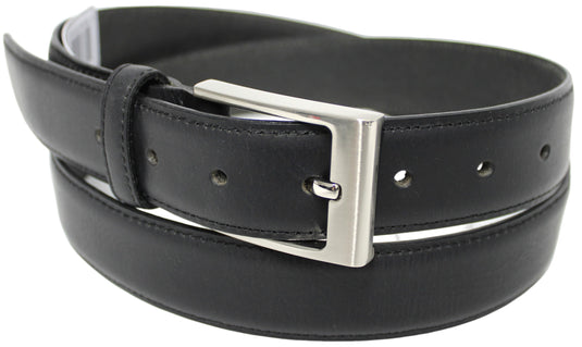 New Genuine Leather Quality Men’s Belt. Matte Finish : Black or Brown. Style No: 41023. hide & chic