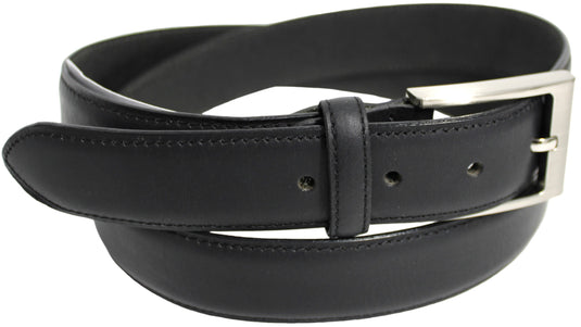 New Genuine Leather Quality Men’s Belt. Matte Finish : Black or Brown. Style No: 41023. hide & chic