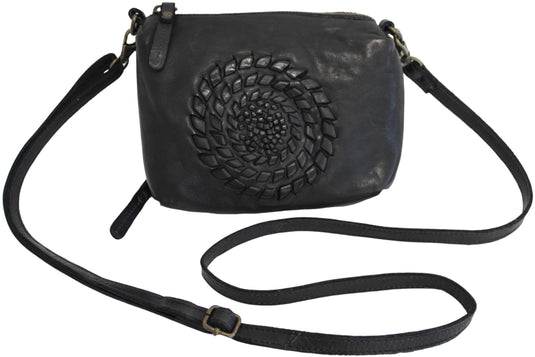 Quality Full Grain Leather Shoulder Bag with Adjustable Shoulder Strap. Style No:1867.