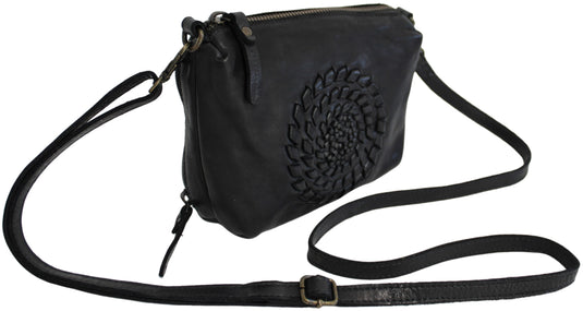 Quality Full Grain Leather Shoulder Bag with Adjustable Shoulder Strap. Style No:1867.