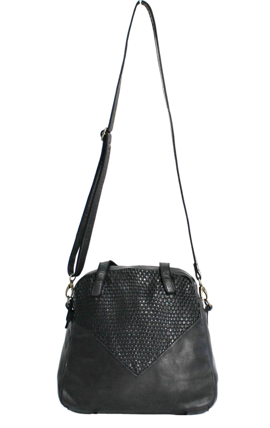 Quality Full Grain Leather Shoulder Bag with Adjustable Shoulder Strap. Style No:1818-1