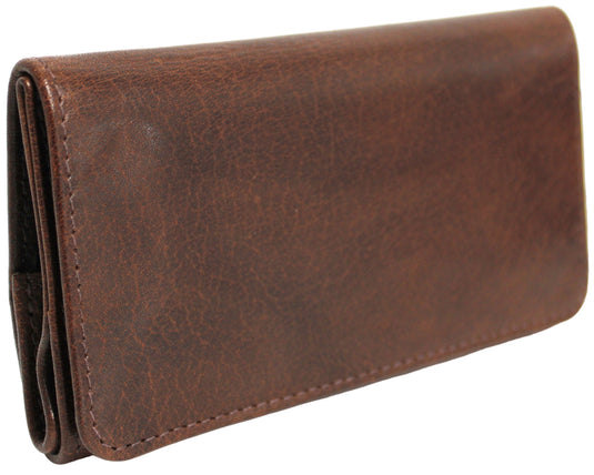 Full Grain Leather Tobacco Pouch 11032 Hide & Chic