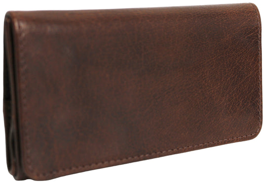 Full Grain Leather Tobacco Pouch 11032 Hide & Chic
